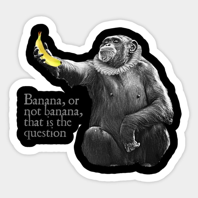 Banana, or not banana Sticker by Skorretto